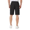 Ougelebo Men's Cargo Shorts Elastic Waist with Drawstring, black, XL