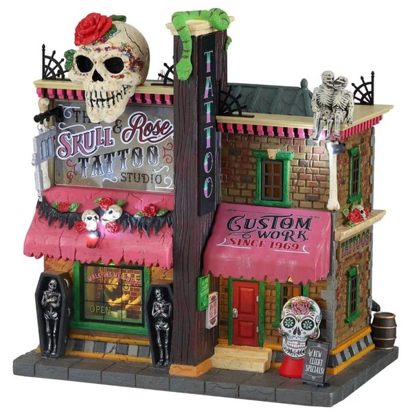 Spooky Town The Skull and Rose Tattoo Studio #15751