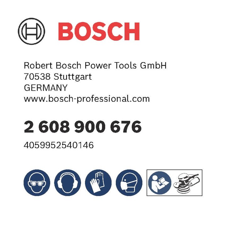 Bosch EXPERT M480: 125mm.