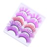 Ipetboom 10pcs 3d Color Lashes Cluster Lashes False Eyelashes Thick