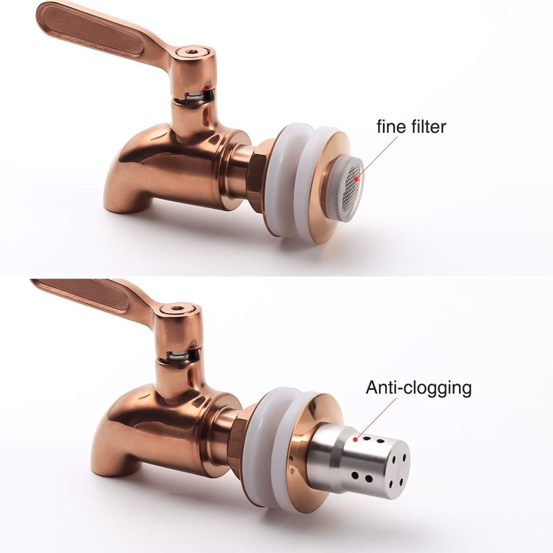 Beverage Dispenser Replacement Spigot Stainless Steel Polished Finished, Drink Dispenser