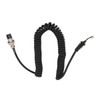 8Pin Speaker Mic Cable Radio Hand Microphone Coiled Cord Replacement