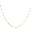 UNAHKTHY 14K Solid Yellow Gold Box Chain Necklace, Available in