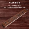 Elecom ECT-0202W Power Strip Thunder Guard, 6 Counts, Wood Grain