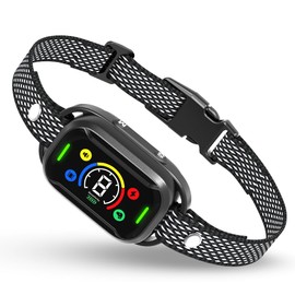 Anti bark Collar for Small Medium Large Dogs with Sound, Vibration and Shock Mode, Automatic Smart Dog Bark Collar 7 Sensitivity Levels and 5 Different Working Modes Waterproof and Rechargeable