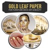 300 Sheets Gold Leaf 14 x 14 cm Gold Foil