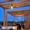 YUMAMEI Solar Pendant Lights, Solar Powered Shed Light with Pull