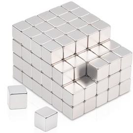 MIN CI MIN CI 110 Stück Neodym Magnete Extra Stark, 5x5x5mm Magnete Stark Mini Magnete Klein Magnete für Magnettafel Kühlschrank Tafelmagnete Fotos Whiteboard Magneten
