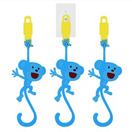 [3 Pack] Monkey Light Switch Extender for Kids with Easy Grab Tail - Toddler Light Switch Extender for Potty Training - Safe and Durable Light Switch for Toddlers - Easy to Install Light Switch Cover