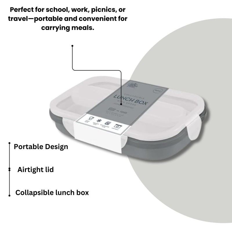 Lunch Box with Spork – 900ml | Dishwasher & Freezer