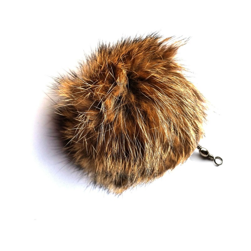 Kats'N Us Cat Teaser Wand Refill Rabbit Fur Pom Pom