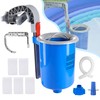 MUWOOB Above Ground Pool Skimmer with 5 Pool Skimmer Socks,