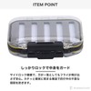 Waterproof Fly Case, Double Clear Lid, Double Sided Slit Storage,