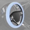 Carbella Ultra Soft Blue Steering Wheel Cover, Car Accessories for
