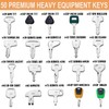 50 PCS Heavy Equipment Kit Set Construction Ignition Kit Set