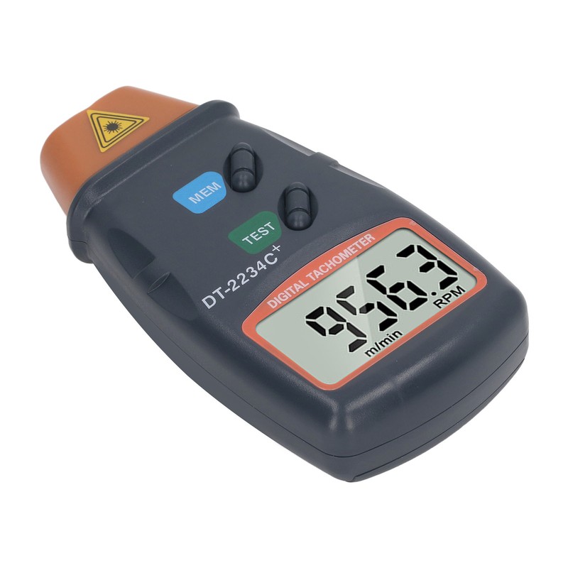 Digital Tachometer Laser Photo Non Contact Tach Meter Measurement Tool