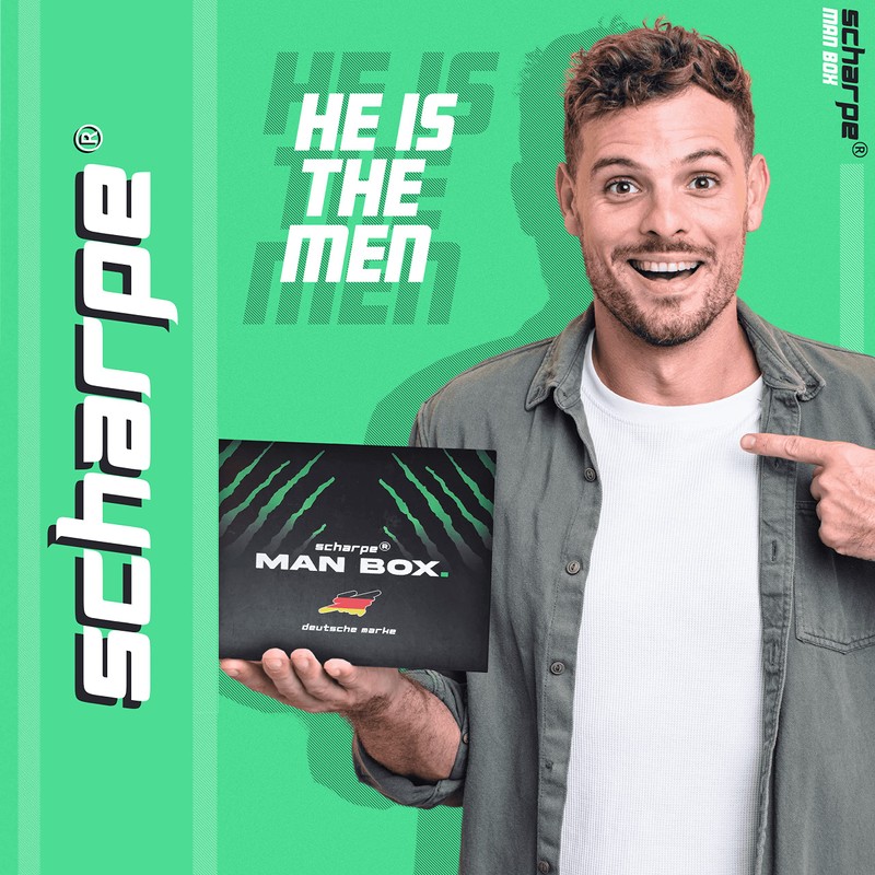 SCHARPE Gifts for Men, Personal Gift Box with High-Quality Gadgets