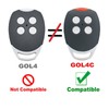 Garage Door Opener Remote Control Compatible with Ditec GOL4C, ZEN2C,