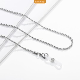 humlbird Glasses Chain Sunglasses Chain for Women Stainless Steel Glasses Necklace Eye Glasses Holders Around Neck Eyeglass Chains for Women Stylish Glasses Strap
