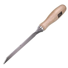 Individual Professional Woodworking Cabinetmakers Mortise Chisel Chrome-Vanadium Steel with Hornbeam Handles for Carpentry, Woodworking, Carving, Craftsman, 1/8”
