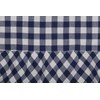 Piper Classics Vintage Check Blue Shower Curtain, 72" x 72",