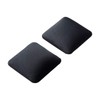 Sanwa Supply TOK-ERG6BK-S Thin Wrist Rest (2 Pieces Small Size)