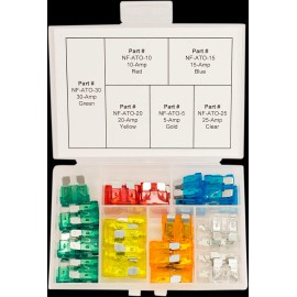 NAMZ ATO Fuse Kit - 40PC NF-ATO-KIT for Automotive Use