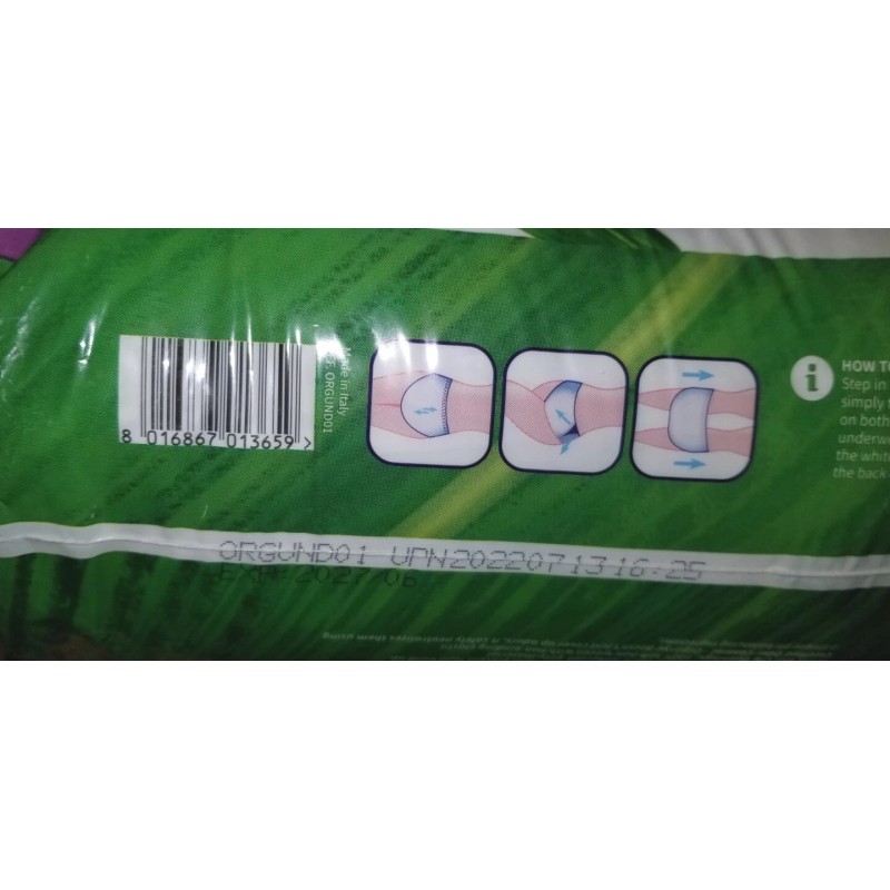 Organyc Bladder Control Underwear for Women Organic Cotton Protective Underwear