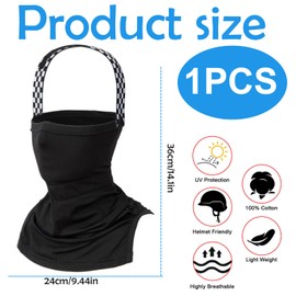 WJccsee Ski Mask, Face Mask for Men and Women with Design Skiing, Snowboarding, Motorcycle, UV Protection & Wind Protection