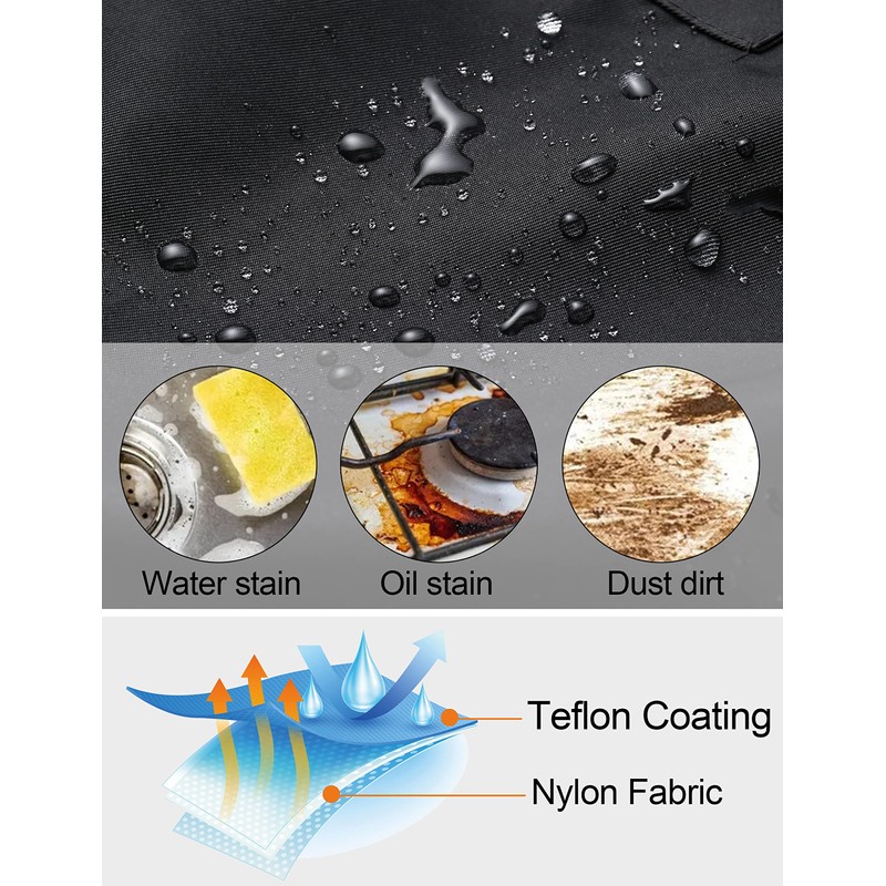 Plus Size Aprons for Women with Pockets Durable Long Adjustable