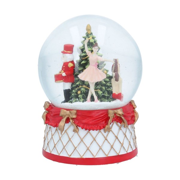 Gisela Graham Christmas Decoration Musical Snow Globe Nutcracker Story
