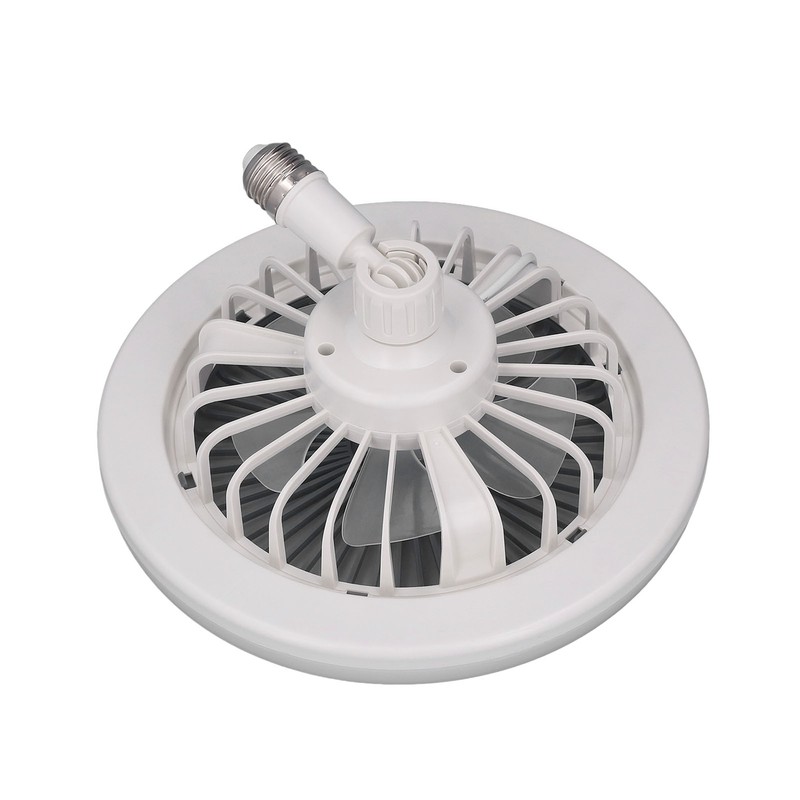 Small Ceiling Fan with Light Remote Control E27 Lamp Holder