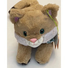 The Cuddle Collab Maple Cat Plush Stuffed Animal Toy Tan Bow Tie New With Tags