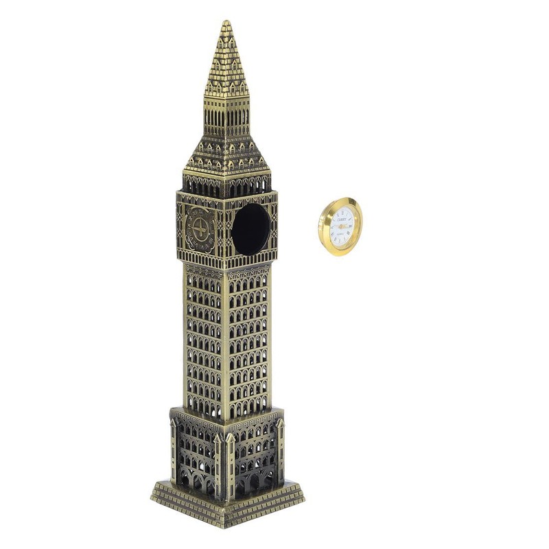 ZOVIE London Big Ben Real Clock Tower Statue (brone)