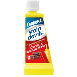 Carbona Stain Devils® #2 - Ketchup, Mustard & Chocolate | Professional Strength Laundry Stain Remover | Multi-Fabric Cleaner | Safe On Skin & Washable Fabrics | 1.7 Fl Oz, 1 Pack