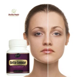 healthy BELLE FEMME FEM Skin Collagen Hyaluronic Acid Resveratrol60Cap 8/2026$40