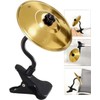 Desktop Cymbal with Clamp Mount - Portable Metal Percussion Instrument