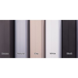 Aluminum Deck Mount Terminal Post Predrilled with 11 Holes, 37 Inch Tall (Cut to Height), Cable Railing Deck Fence (Powder Coat Black)