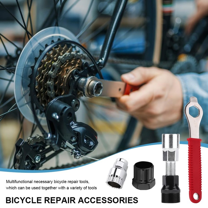 Amusingtao Bike Chain Removal Tool Kits Include 15cm Wrench Crank