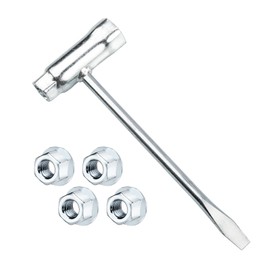 Belsdar 13 x 19mm Chainsaw T-Wrench with 503220001 Chainsaw Bar Nut, Fits for Husqvarna Craftsman Echo Poulan Chainsaws, Chainsaw Adjustment Tool Kit