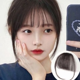 Wig Natural Women's Bang Natural Bangs Extensions (WFLPU7L) Light BrownWFLPU7L / 가발 내추럴 여자 뱅 자연스러운 앞머리 붙임머리 (WFLPU7L) 라이트브라운WFLPU7L