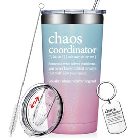 Loecuxe Chaos Coordinator Gifts for Women - Teacher Appreciation Gifts - Boss Day Gifts for Women - Funny Coworker Gifts, Christmas Thank You Gifts for Her, Nurse, Principal, Manager, Secretary