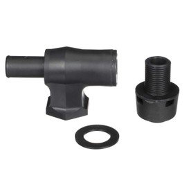Attwood 1670-3 90-Degree P-Trap Fuel Tank Vent, Standard Mount, 5/8-Inch Interior Diameter Hose, Black with Black Vent Head