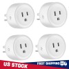 Oyajia 4-Pack Smart Plug 110-130V w/ Voice Control WiFi Timer