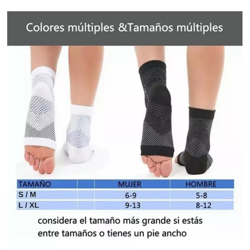 ARACELIDAVILAROJAS Calcetines Compresion Fascitis Plantar Elastica Blakhelmet E