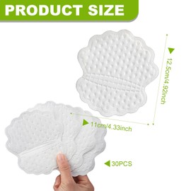 30pcs Armpit Sweat Pads for Women & Men,Antiperspirant Absorbent Odour Blocker PadsArmpit Dress Shields,Comfortable Armpit Sweat Pads Underarm SweatPads,For Men & Women (11.5 * 12.5cm,15Pairs)