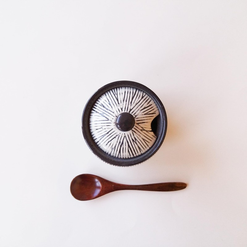 Sugar Pot Created by Mr. Coffee Shop, Konobiki Brush Line