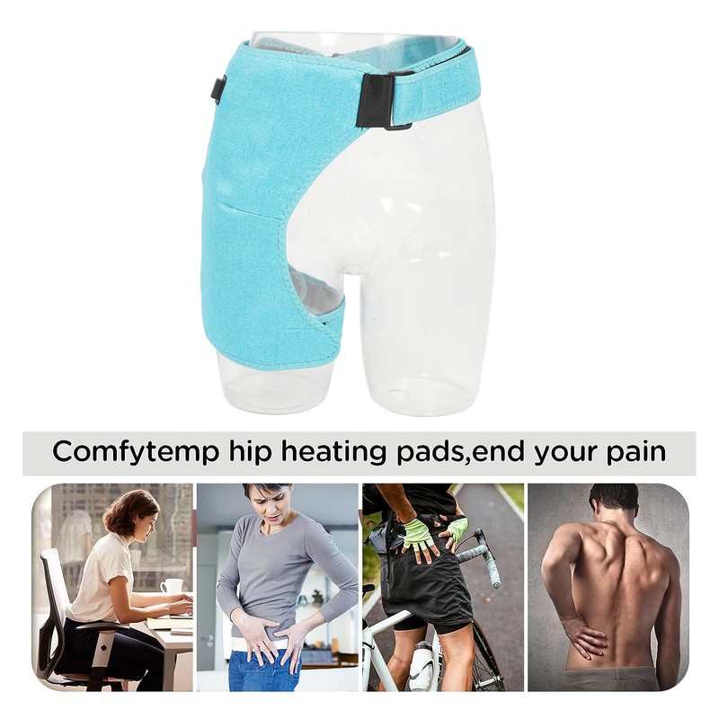Hip Heating Pad Widen Strap Hot Compress Reduce Fatigue Heated
