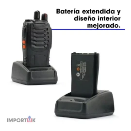 Importeek 2pz Radio Comunicacion Profesional Largo Alcance 2 Vias