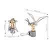 Outdoor Mini Ultralight Aluminum Alloy Portable Integration Stove for Camping